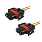 2 Conector Plug Chicote Universal Para Lâmpada H8 H11 H13