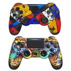 2 Controles Sem Fio Hactiws para PS4 com Giroscópio de 6 Eixos