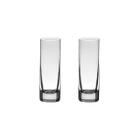 2 Copos De Cristal Para Vodka 50 Ml Linha Barline Bohemia