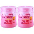 2 Creme Hidratante Pé Mãos Rachadura Sebo De Carneiro 200g