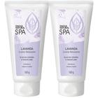 2 Creme Massagem Relaxante SPA Lavanda 160G D'Agua Natural