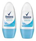 2 Desodorante Rexona Feminino Roll On Cotton Dry 50ml