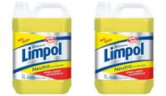 2 Detergente Líquido Neutro Galão 5 Litros - Limpol