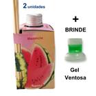 2 Difusor Vareta Melancia Aromatizador Ambiente Casa Perfume Ar 280ml Marca Luz Aroma - Envio Já