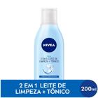 2 em 1: Leite de Limpeza + Tônico NIVEA 200ml