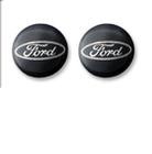 2 Emblema Adesivo Ford Chave Aluminio 14Mm - Stickkar