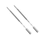 2 Espetos Inox Giratórios Espada Picanha Kits Brasa Grill