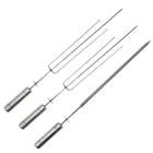 2 Espetos Tridentes Inox + 1 Espeto Picanha para Kits Brasa Grill