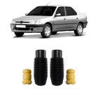 2 Guarda Pó + Batente Dianteiro Peugeot 306 1998 1999 2000 - Auto Flex