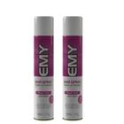 2 Hair Spray Fixador de Penteado Fixação Forte EMY 400ml