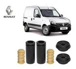 2 Kit Batente Coifa Coxim Dianteiro Renault Kangoo 2004 2005 2006 2007