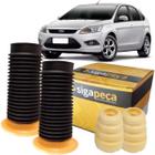 2 Kit Batente Coifa Dianteira Focus Hatch Sedan 2008 a 2013 - SIGA PEÇA