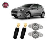 2 Kit Batente Coxim Amortecedor Traseiro Fiat Punto 2013 2014 2015