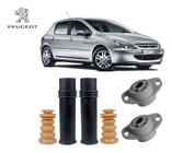 2 Kit Batente Coxim Amortecedor Traseiro Peugeot 307- 2002 2003 2004 2005 - Auto Flex