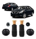 2 Kit Batente Coxim Dianteiro Nissan Versa 2012 2013 2014