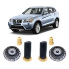 2 Kit Batente Coxim Rolamento Coifa Dianteiro BMW X3 2011