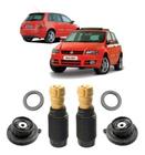 2 Kit Batente Coxim Rolamento Dianteiro Stilo 2007 2008 2009