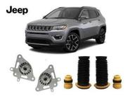 2 Kit Batente Coxim Suspensão Traseira Jeep Compass 2016 2017 2018