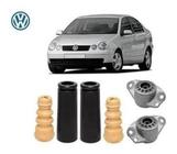 2 Kit Batente Coxim Traseiro Volkswagen Polo Sedan 2002 2003 2004 2005