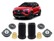 2 Kit Batente Suspensão Dianteira Fiat Pulse 2021 2022 2023 - QualyKits