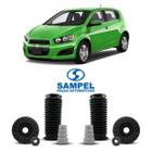 2 Kit Batente Suspensão Dianteira Sonic Hatch 2012 Até 2014 - Sampel