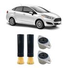 2 Kit Coxim Amortecedor Traseiro Fiesta Sedan 2011 2012 2013