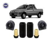 2 Kit Coxim Batente Amortecedor Dianteiro Fiat Strada 1998 1999 2000 2001