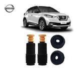 2 Kit Coxim Batente Amortecedor Dianteiro Nissan Kicks 2016 2017 2018 2019