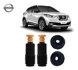 2 Kit Coxim Batente Amortecedor Dianteiro Nissan Kicks 2018 2019 2020 2021