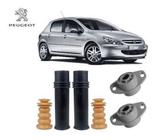 2 Kit Coxim Batente Amortecedor Traseiro Peugeot 307 2002 2003 2004 2005