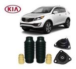 2 Kit Coxim Batente Coifa Dianteira Kia Sportage 2011 2012 2013 2014