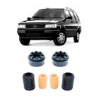 2 Kit Coxim Batente Coifa Dianteiro Fiat Elba 1986 Até 1996