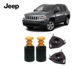 2 Kit Coxim Batente Coifa Dianteiro Jeep Compass 2007 08 09 10 11 12 13 14