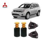 2 Kit Coxim Batente Coifa Dianteiro Outlander 2007 2008 2009 2010