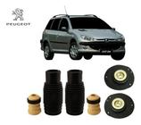 2 Kit Coxim Batente Coifa Do Amortecedor Dianteiro Peugeot 206 Sw Perua 1.4 1.6 2001 2002 2003 2004 Envio Imediato