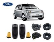 2 Kit Coxim Batente Coifa Rolamento Do Amortecedor Dianteiro Ford Fiesta Supercharger 1.0 1.6 2008 2009 2010