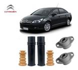 2 Kit Coxim Batente Coifa Traseiro Citroen C4 Pallas 2005 2006 2007