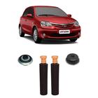 2 Kit Coxim Batente Coifa Traseiro Toyota Etios 2012 A 2020