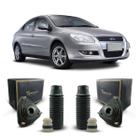 2 Kit Coxim Batente Dianteiro Chery Cielo Sedan 2010 A 2012 - Tenacity