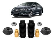 2 Kit Coxim Batente Dianteiro Honda City 2009 2010 2011 2012