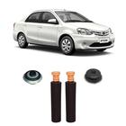 2 Kit Coxim Batente Traseiro Etios Sedan 2012 2013 2014 2015