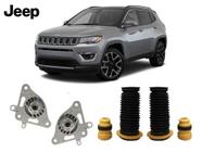 2 Kit Coxim Batente Traseiro Jeep Compass 2016 2017 2018/...