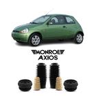 2 Kit Coxim Guarda Pó Batente Dianteiro Ford Ka 1997 A 2007 - Axios