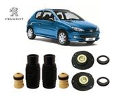 2 Kit Coxim Rolamento Batente Coifa Do Amortecedor Dianteiro Peugeot 206 1.0 2001 2002 2003 Envio Imediato