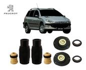 2 Kit Coxim Rolamento Batente Coifa Do Amortecedor Dianteiro Peugeot 206 Sw Perua 1.4 1.6 2001 / 2009 Envio Imediato