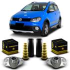 2 Kit Coxim Suporte Batente Batedor Coifa Traseiro Volkswagen Crossfox 2005 2006 2007 2008 2009 2010 2011 2012 2013 2014