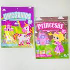 2 Kit De Atividades Princesas + Unicórnios