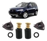 2 Kit Dianteiro Outlander 2007/2013 Coxim Rolamento Batente