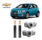 2 Kit Do Amortecedor Coxim Batente Coifa Traseiro Chevrolet Sonic 2013 2014 2015 2016 2017/... Pronta Entrega