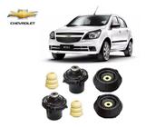 2 Kit Do Amortecedor Dianteiro Coxim Batente Coifa Chevrolet Agile 2009 2010 2011 2012 2013 2014 2015 2016